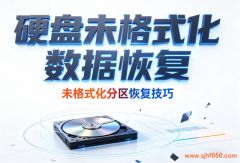 硬盘未格式化：分区 RAW 状态下的数据恢复实操指